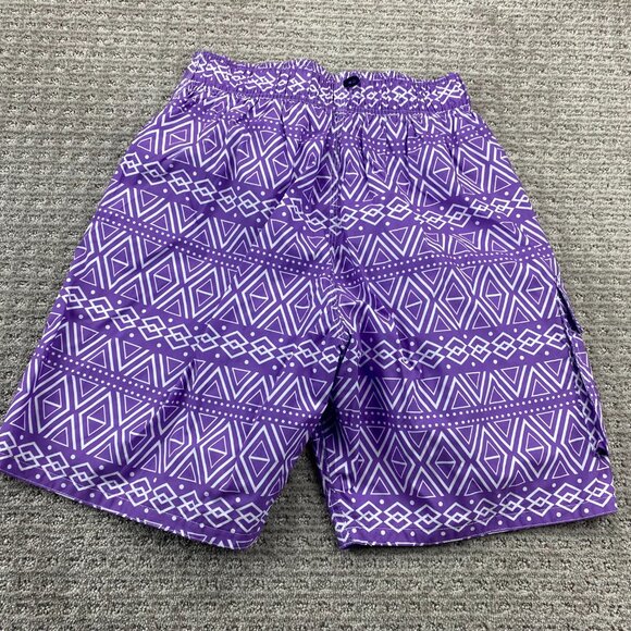 Vintage Pacific Surf Swim Trunks Men Small S Purple Bathing Suit Short Pants - Picture 6 of 12